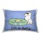 Cat on Dog Bed Decorative Printed Throw Pillow Design by LIR, 14 x 7 x 20